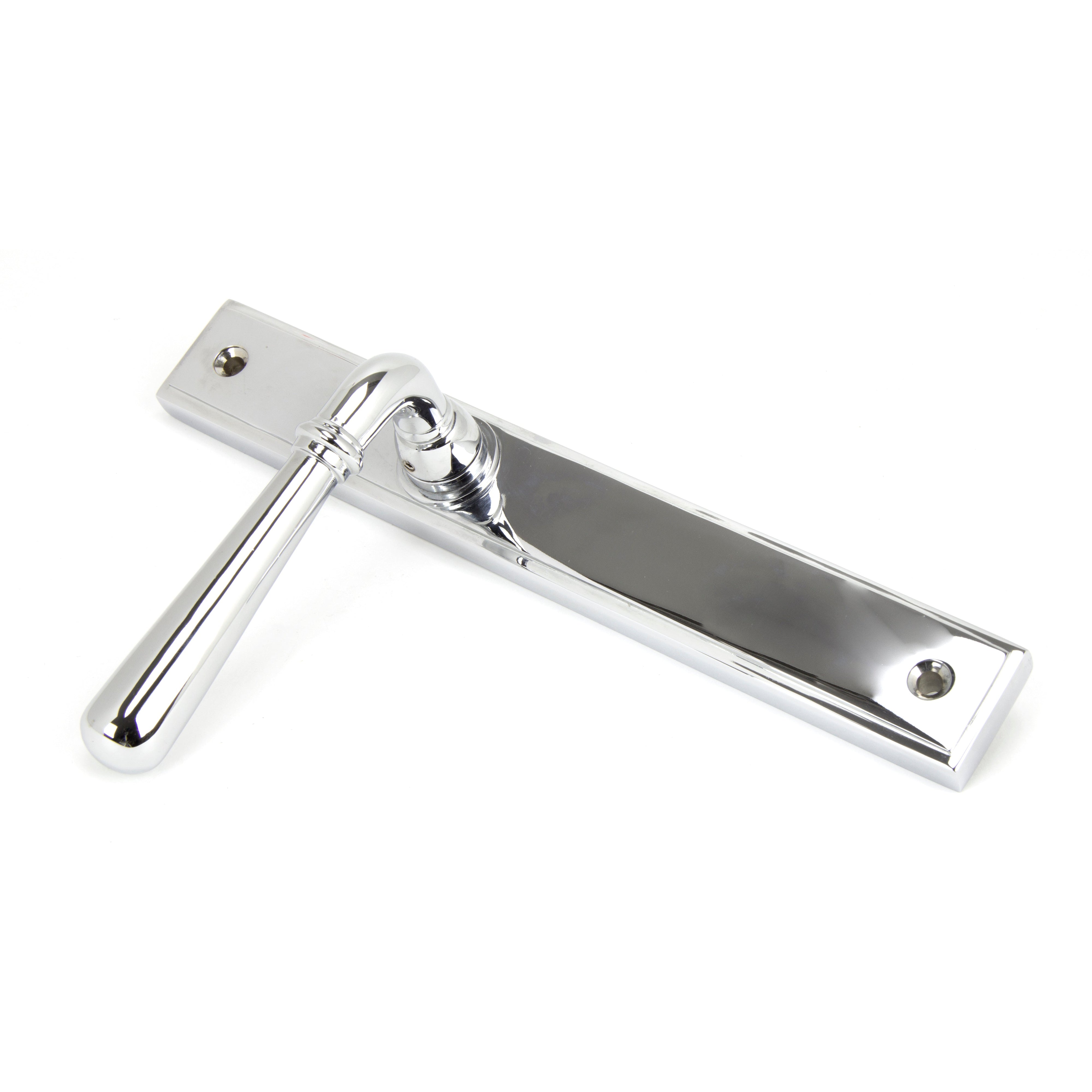 Polished Chrome Newbury Slimline Lever Latch Set | From The Anvil-Espagnolette-Yester Home