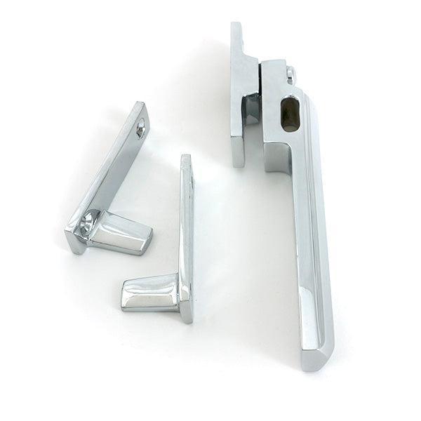 Polished Chrome Night-Vent Locking Art Deco Fastener - Night-Vent Fasteners - From The Anvil - Yester Home