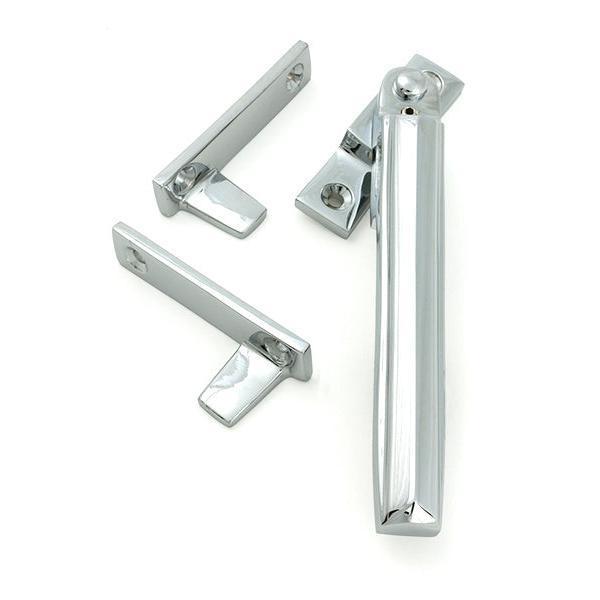 Polished Chrome Night-Vent Locking Art Deco Fastener - Night-Vent Fasteners - From The Anvil - Yester Home