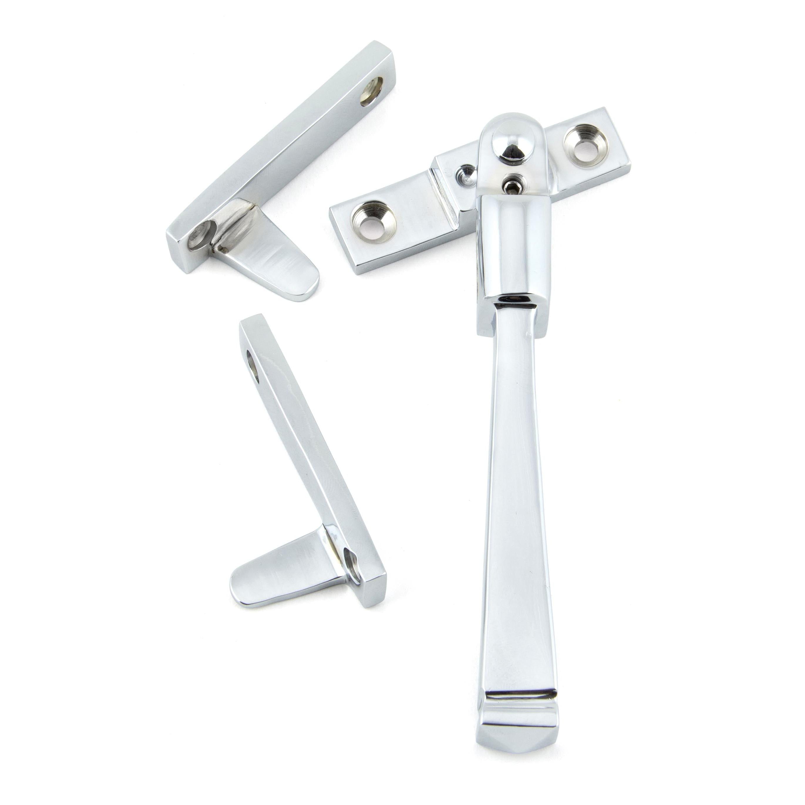 Polished Chrome Night-Vent Locking Avon Fastener | From The Anvil - Night-Vent Fasteners - From The Anvil - Yester Home