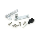 Polished Chrome Night-Vent Locking Brompton Fastener - Night-Vent Fasteners - From The Anvil - Yester Home