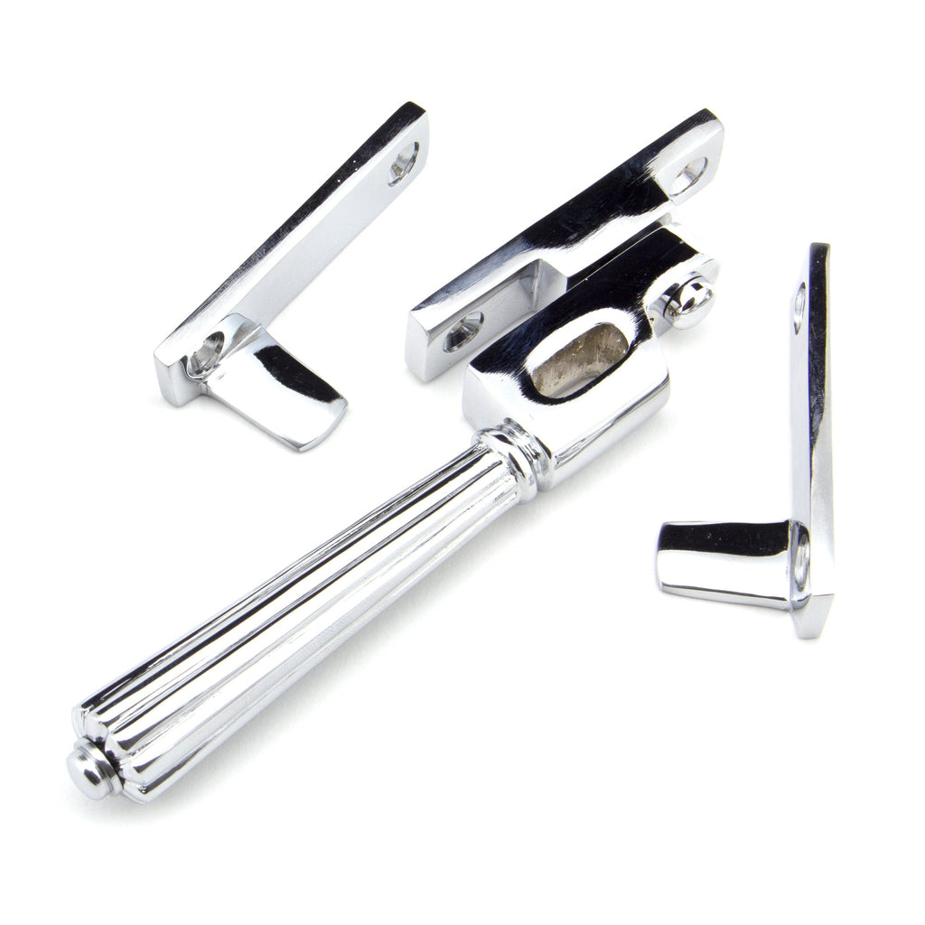 Polished Chrome Night-Vent Locking Hinton Fastener | From The Anvil