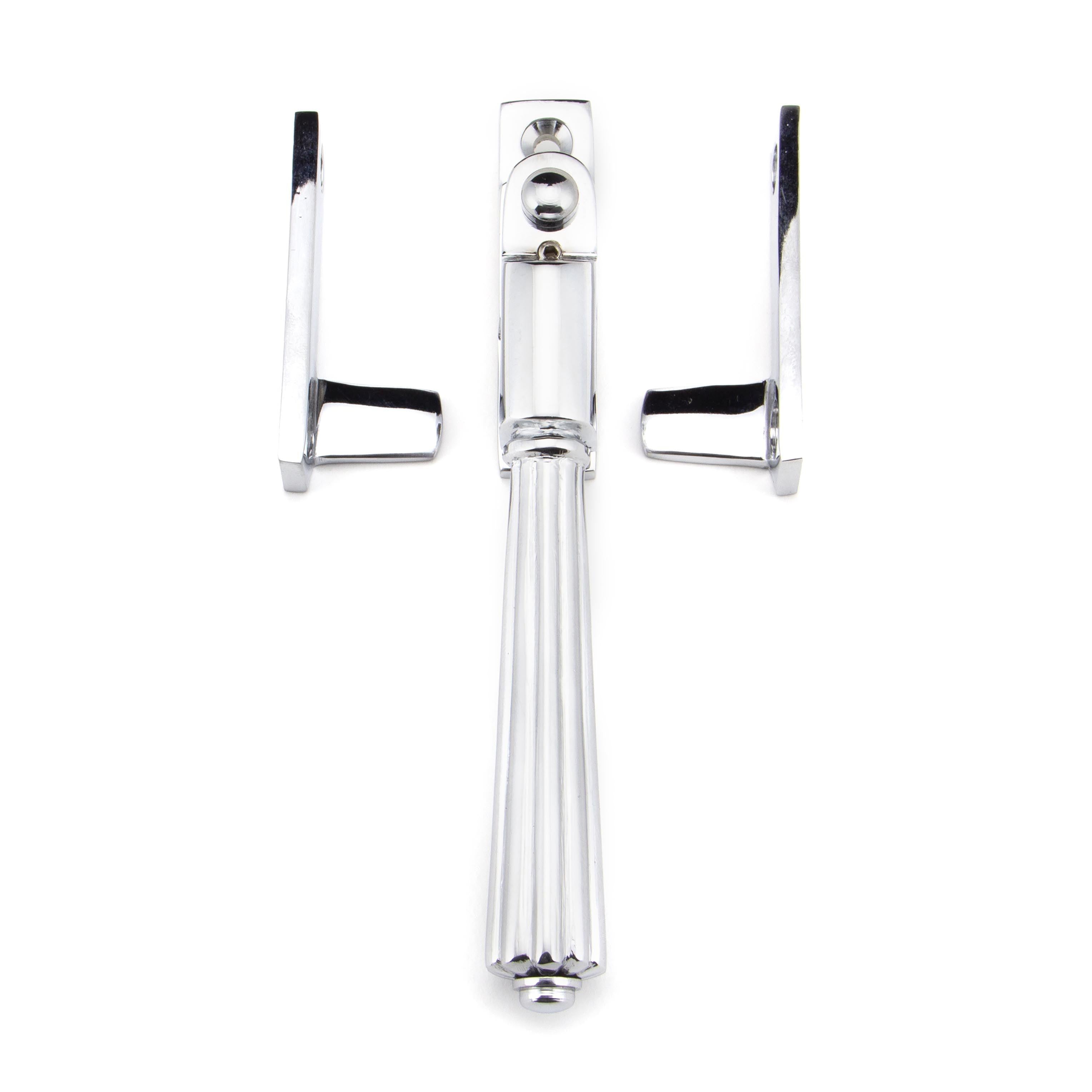 Polished Chrome Night-Vent Locking Hinton Fastener | From The Anvil - Night-Vent Fasteners - From The Anvil - Yester Home