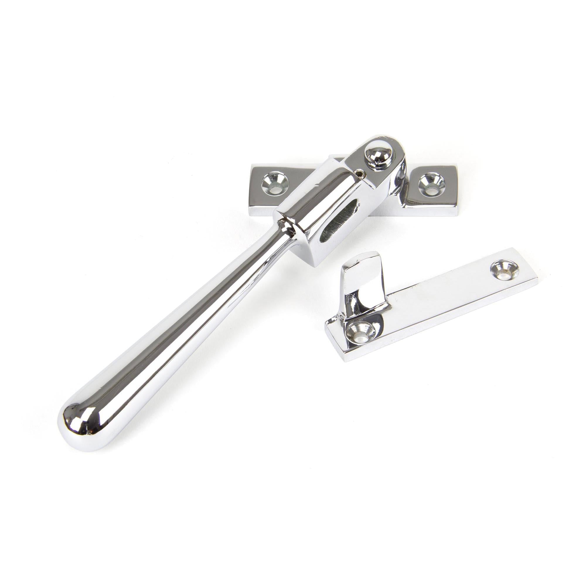 Polished Chrome Night-Vent Locking Newbury Fastener | From The Anvil - Night-Vent Fasteners - From The Anvil - Yester Home