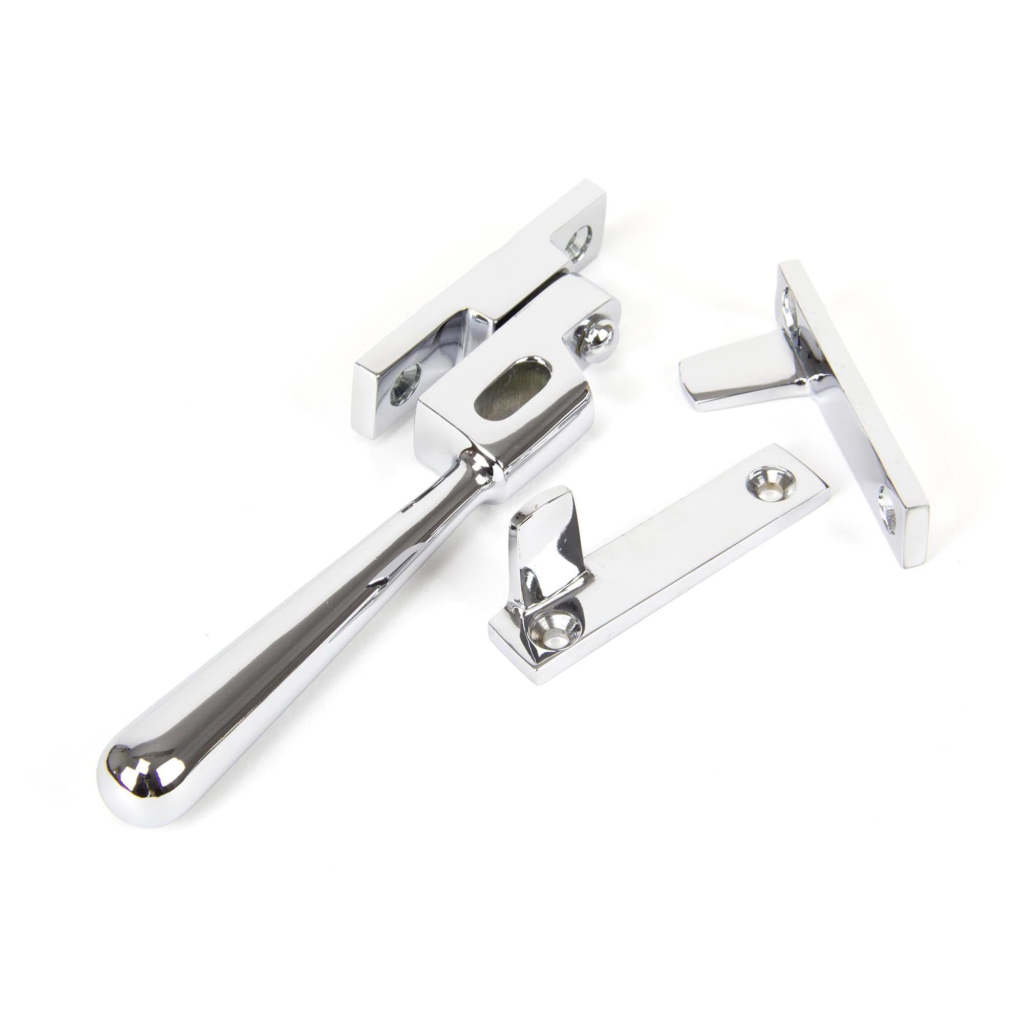 Polished Chrome Night-Vent Locking Newbury Fastener | From The Anvil - Night-Vent Fasteners - From The Anvil - Yester Home