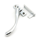 Polished Chrome Night-Vent Locking Peardrop Fastener - LH | From The Anvil-Night-Vent Fasteners-Yester Home
