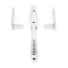 Polished Chrome Night-Vent Locking Reeded Fastener | From The Anvil - Night-Vent Fasteners - From The Anvil - Yester Home