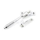 Polished Chrome Night-Vent Locking Reeded Fastener | From The Anvil-Night-Vent Fasteners-Yester Home