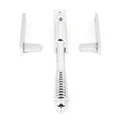 Polished Chrome Night-Vent Locking Reeded Fastener | From The Anvil-Night-Vent Fasteners-Yester Home