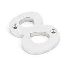 Polished Chrome Numeral 8 | From The Anvil-Numerals-Yester Home
