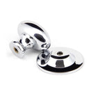Polished Chrome Oval Cabinet Knob 33mm | From The Anvil - Cabinet Knobs - From The Anvil - Yester Home