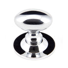 Polished Chrome Oval Cabinet Knob 33mm | From The Anvil-Cabinet Knobs-Yester Home