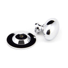 Polished Chrome Oval Cabinet Knob 40mm | From The Anvil-Cabinet Knobs-Yester Home