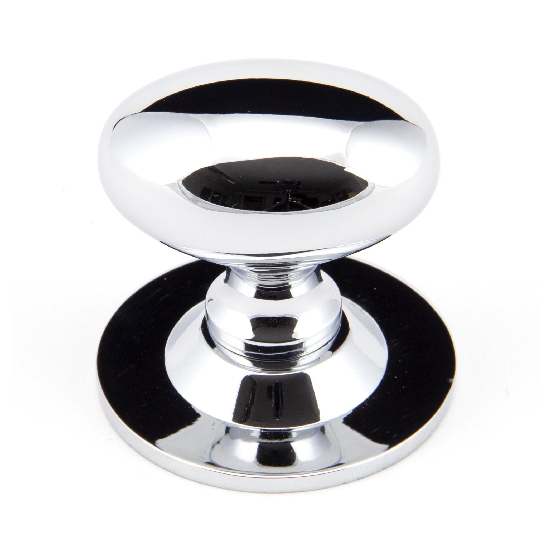 Polished Chrome Oval Cabinet Knob 40mm | From The Anvil - Cabinet Knobs - From The Anvil - Yester Home
