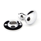 Polished Chrome Oval Mortice/Rim Knob Set | From The Anvil - Mortice Knobs - From The Anvil - Yester Home