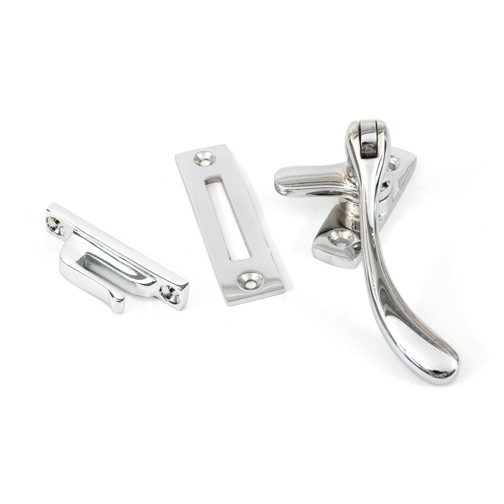 Polished Chrome Peardrop Fastener | From The Anvil-Fasteners-Yester Home