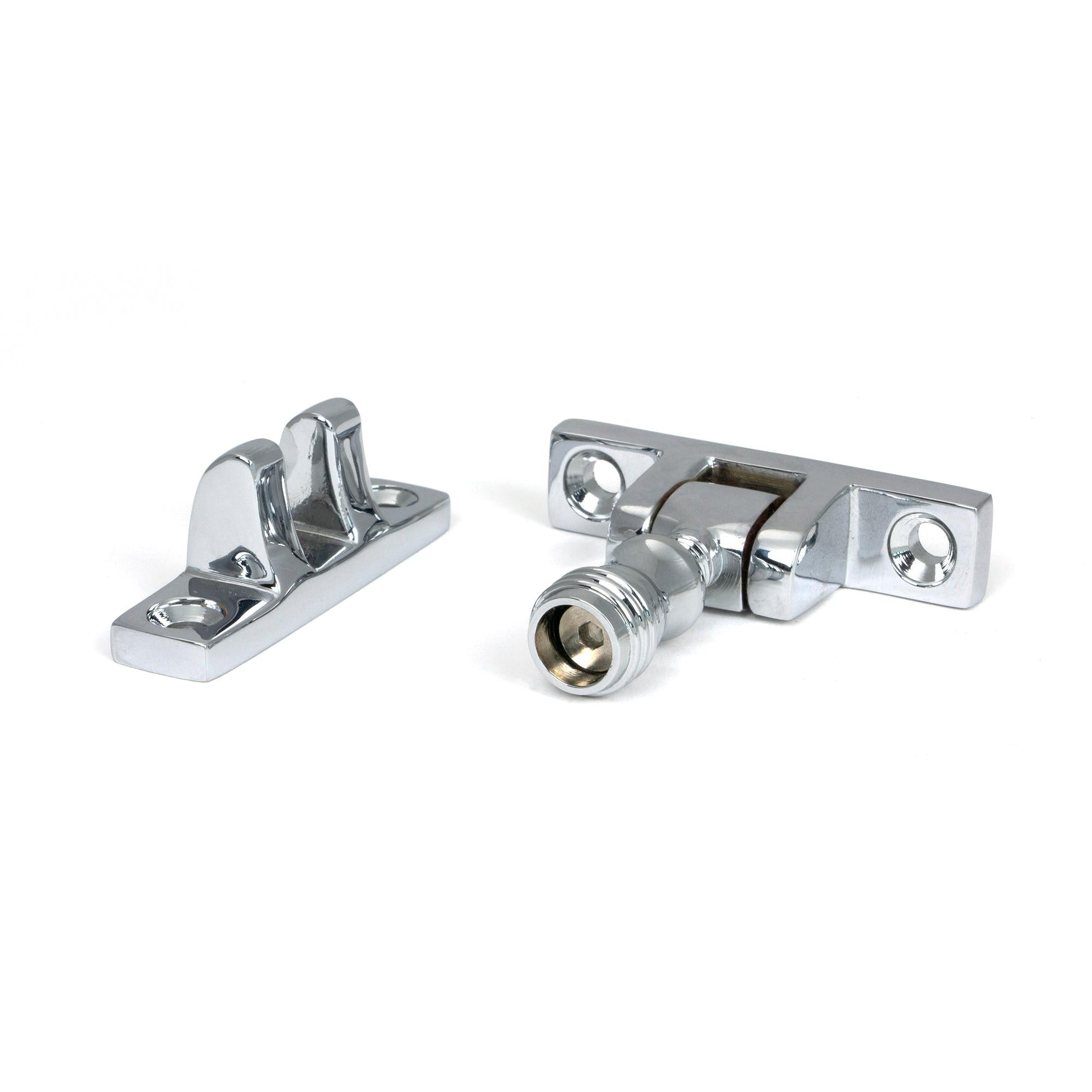 Polished Chrome Prestbury Brighton Fastener - Narrow (Square) | From The Anvil - Brighton Fasteners - From The Anvil - Yester Home