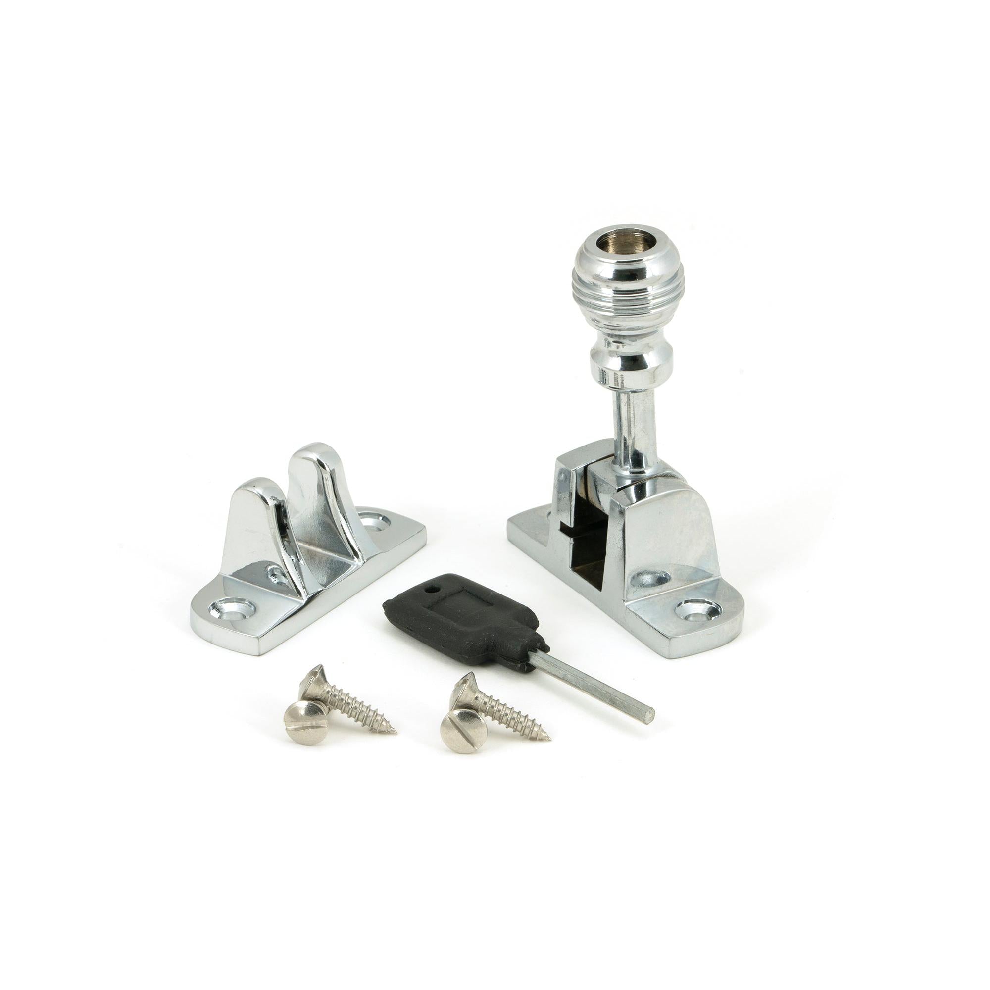 Polished Chrome Prestbury Brighton Fastener (Radiused) | From The Anvil - Fasteners - From The Anvil - Yester Home