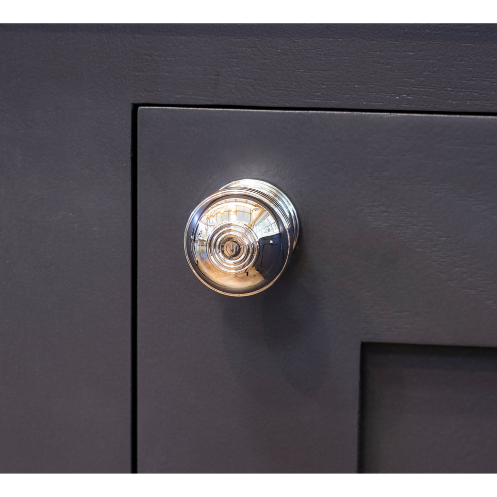 Polished Chrome Prestbury Cabinet Knob 32mm | From The Anvil-Cabinet Knobs-Yester Home
