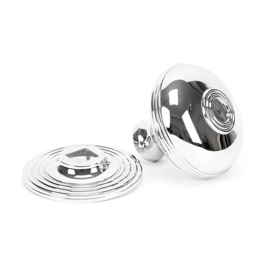 Polished Chrome Prestbury Centre Door Knob | From The Anvil-Centre Door Knobs-Yester Home