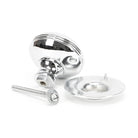 Polished Chrome Prestbury Centre Door Knob | From The Anvil-Centre Door Knobs-Yester Home