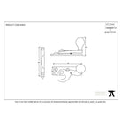 Polished Chrome Prestbury Sash Hook Fastener | From The Anvil-Sash Hook Fasteners-Yester Home