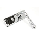 Polished Chrome Reeded Lever Bathroom Set | From The Anvil-Lever Bathroom-Yester Home