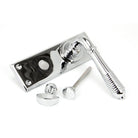 Polished Chrome Reeded Lever Bathroom Set | From The Anvil-Lever Bathroom-Yester Home