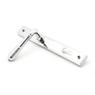 Polished Chrome Reeded Slimline Lever Espag. Lock Set | From The Anvil - Espagnolette - From The Anvil - Yester Home