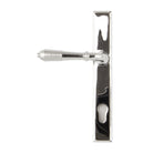 Polished Chrome Reeded Slimline Lever Espag. Lock Set | From The Anvil-Espagnolette-Yester Home