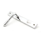 Polished Chrome Reeded Slimline Lever Espag. Lock Set | From The Anvil-Espagnolette-Yester Home