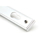 Polished Chrome Reeded Slimline Lever Espag. Lock Set | From The Anvil-Espagnolette-Yester Home