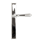 Polished Chrome Reeded Slimline Lever Latch Set | From The Anvil - Espagnolette - From The Anvil - Yester Home