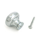 Polished Chrome Regency Cabinet Knob - Large - Cabinet Knobs - From The Anvil - Yester Home
