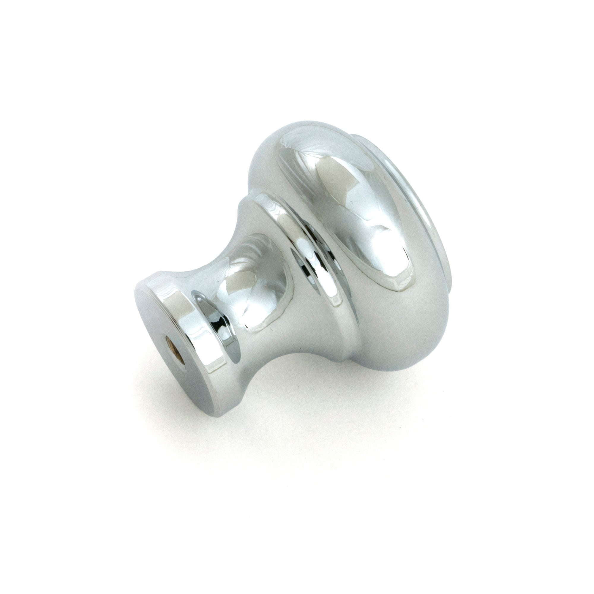 Polished Chrome Regency Cabinet Knob - Small - Cabinet Knobs - From The Anvil - Yester Home