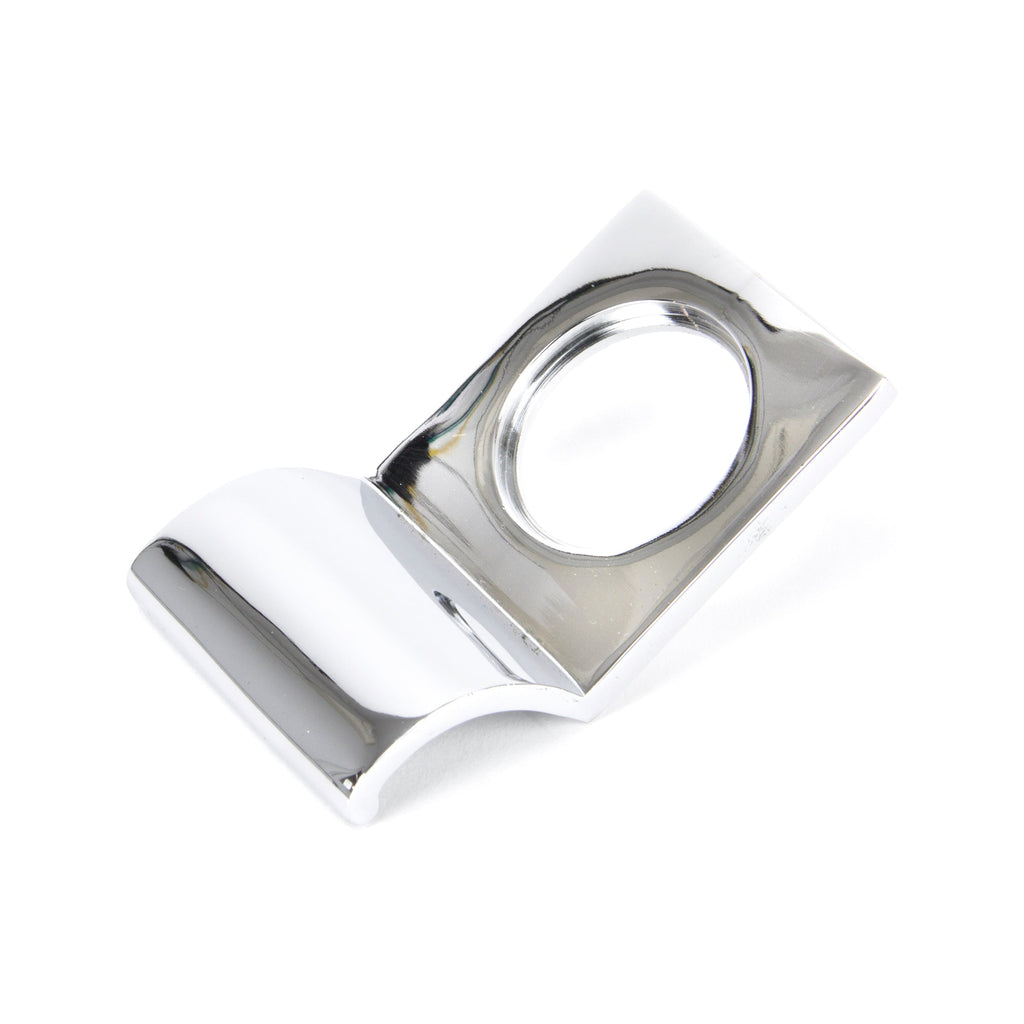 Polished Chrome Rim Cylinder Pull | From The Anvil-Rim Cylinder Pulls-Yester Home