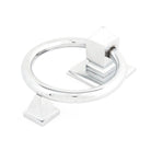 Polished Chrome Ring Door Knocker | From The Anvil - Bolt-Through Door Knockers - From The Anvil - Yester Home