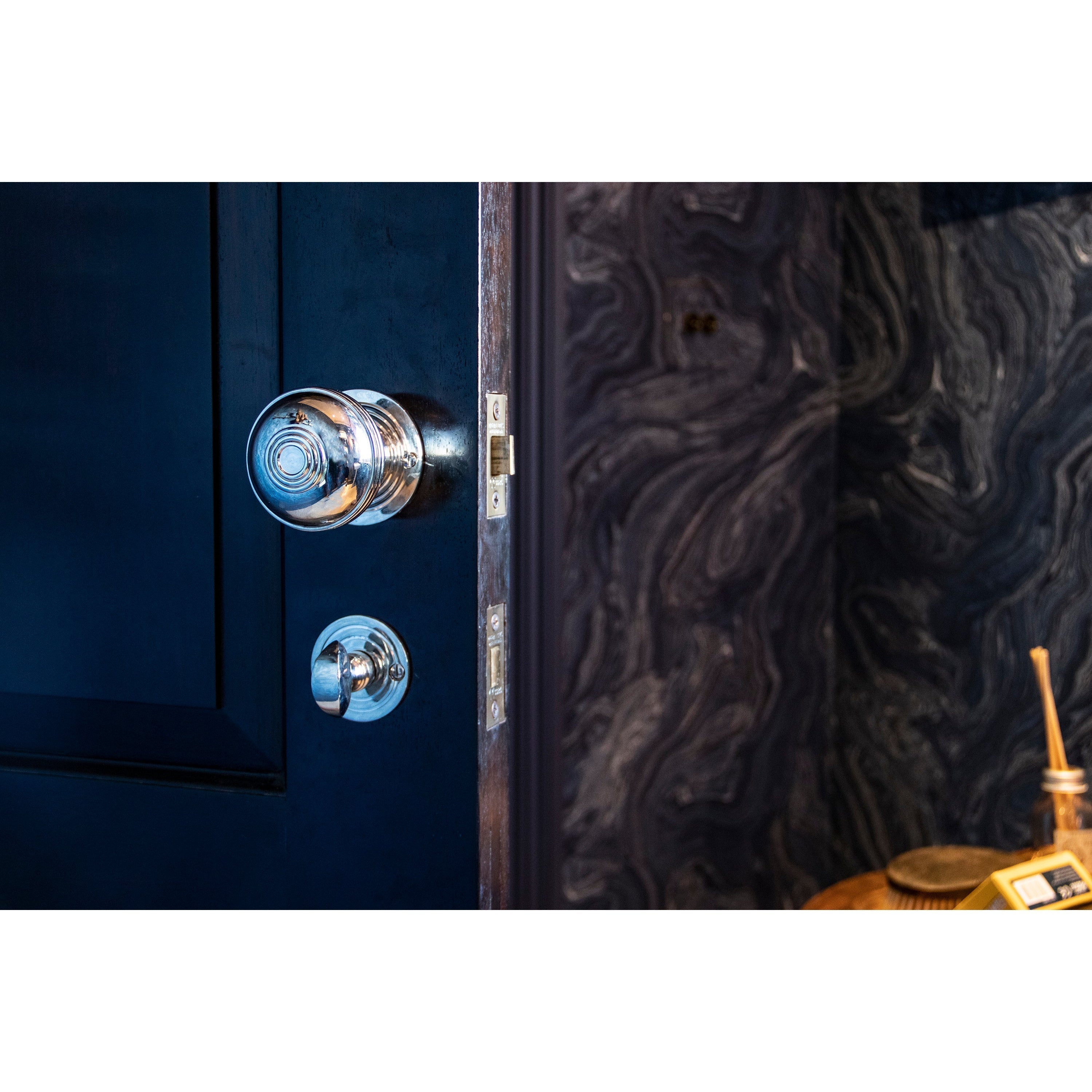 Polished Chrome Round Bathroom Thumbturn | From The Anvil-Thumbturns-Yester Home