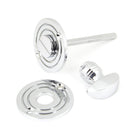 Polished Chrome Round Bathroom Thumbturn | From The Anvil - Thumbturns - From The Anvil - Yester Home