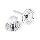 Polished Chrome Round Bathroom Thumbturn | From The Anvil-Thumbturns-Yester Home