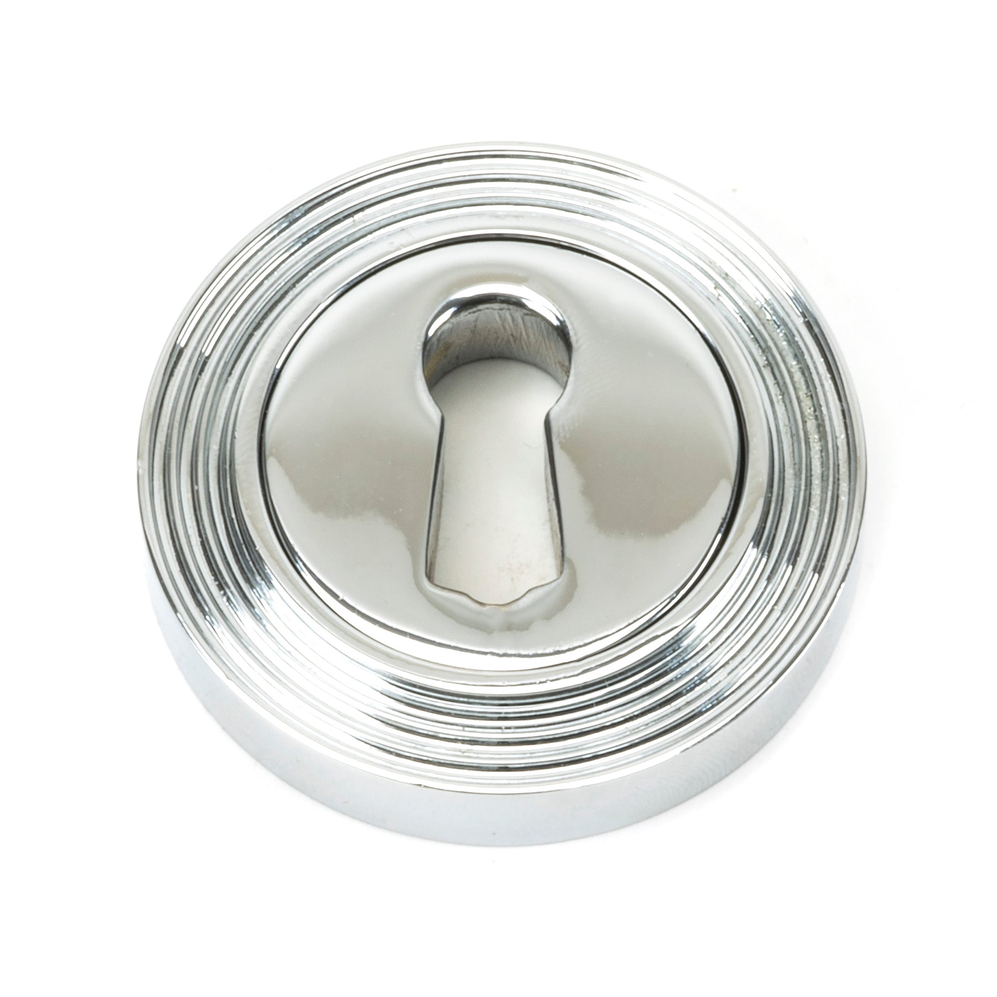 Polished Chrome Round Escutcheon (Beehive) | From The Anvil - Escutcheons - From The Anvil - Yester Home