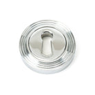 Polished Chrome Round Escutcheon (Beehive) | From The Anvil-Escutcheons-Yester Home