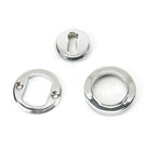 Polished Chrome Round Escutcheon (Plain) | From The Anvil-Escutcheons-Yester Home
