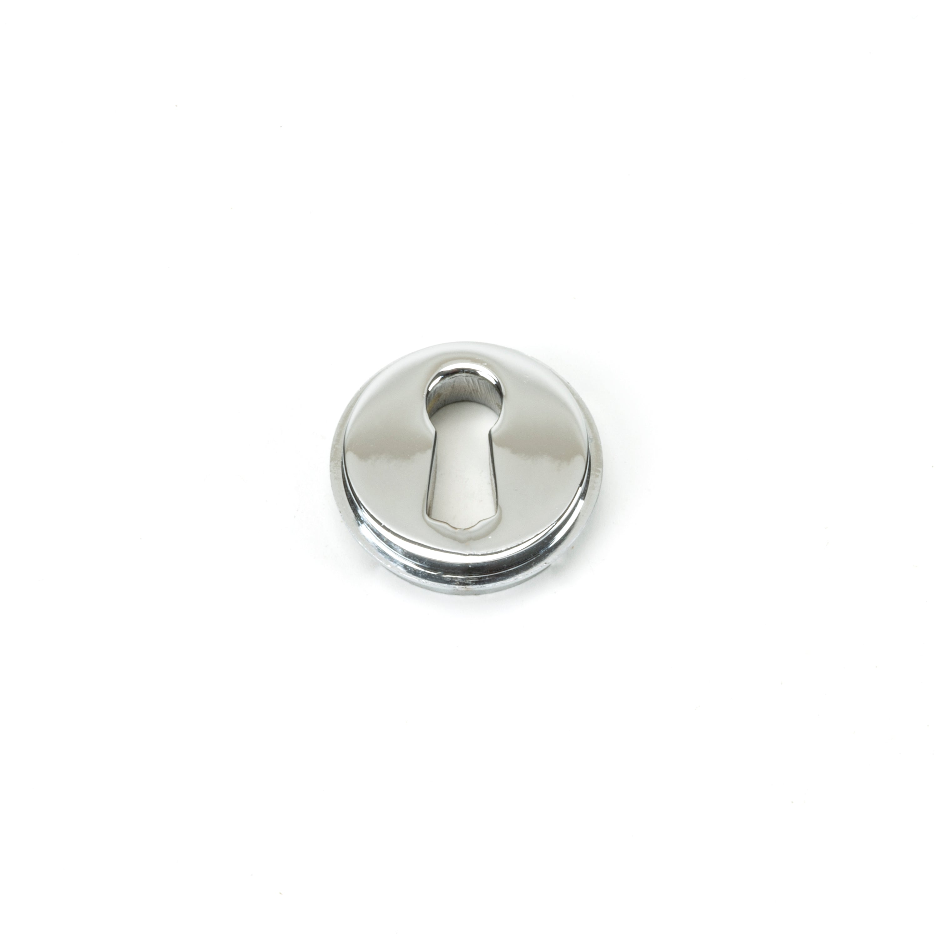 Polished Chrome Round Escutcheon (Square) | From The Anvil-Escutcheons-Yester Home
