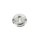 Polished Chrome Round Escutcheon (Square) | From The Anvil-Escutcheons-Yester Home