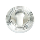 Polished Chrome Round Euro Escutcheon (Beehive) | From The Anvil - Euro Escutcheons - From The Anvil - Yester Home