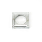 Polished Chrome Round Euro Escutcheon (Square) | From The Anvil-Euro Escutcheons-Yester Home