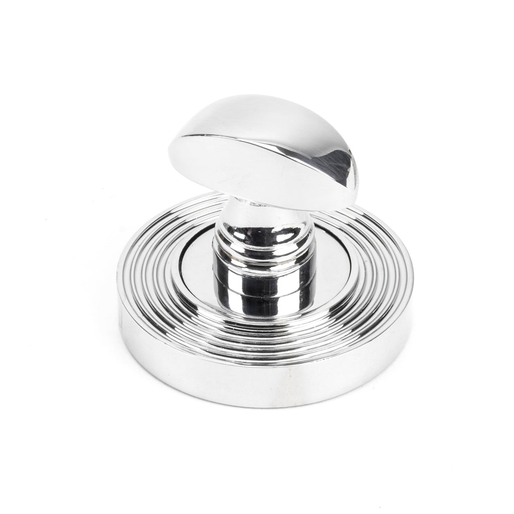 Polished Chrome Round Thumbturn Set (Beehive) | From The Anvil-Thumbturns-Yester Home