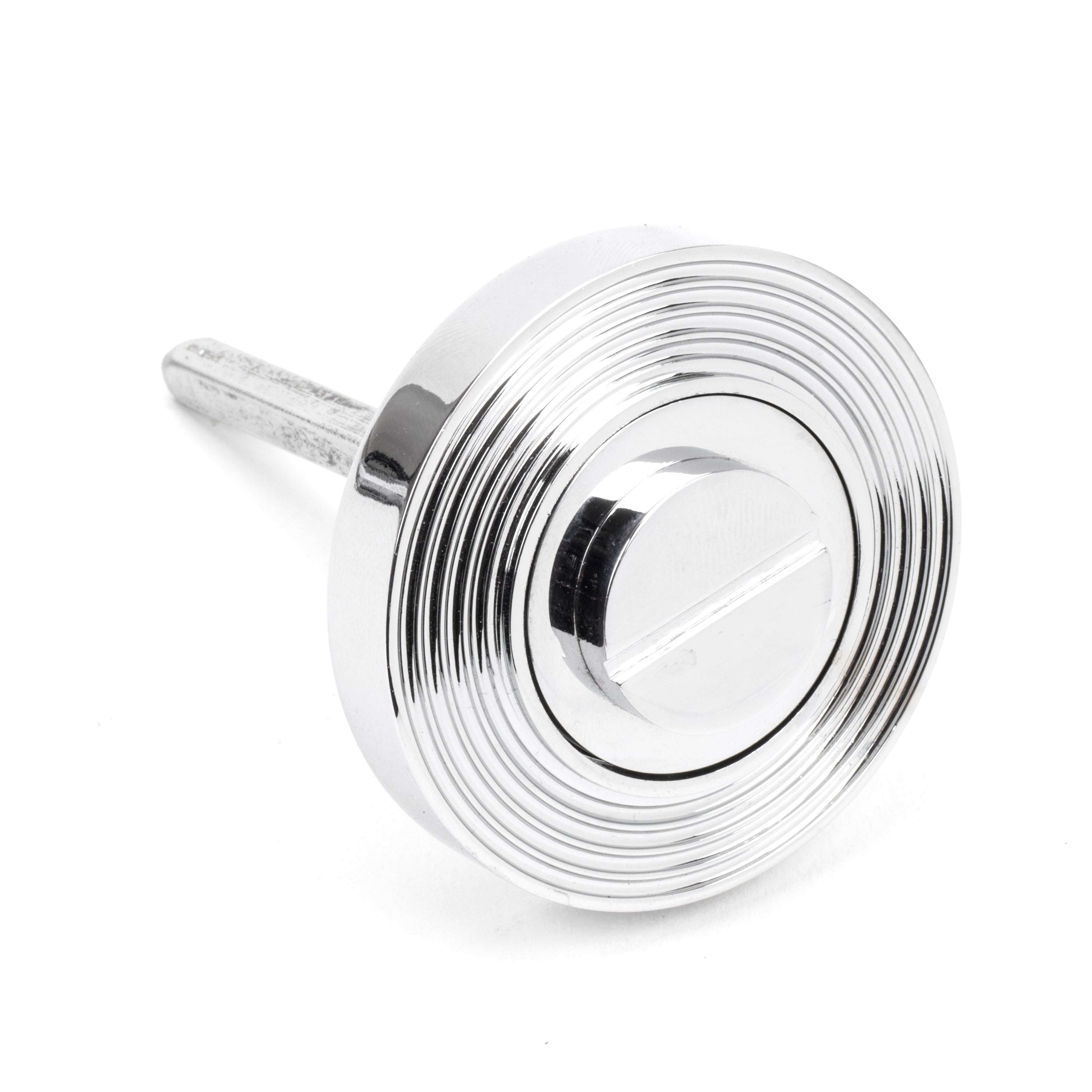 Polished Chrome Round Thumbturn Set (Beehive) | From The Anvil-Thumbturns-Yester Home