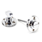 Polished Chrome Round Thumbturn Set (Beehive) | From The Anvil-Thumbturns-Yester Home